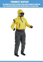 LKVER Women's Vintage Drysuit with HatFull waterproof efficacy