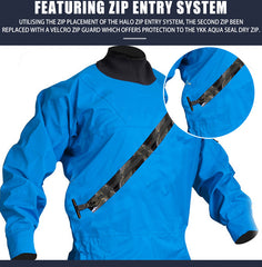 LKVER Men's Kayak Dry Suit Surf 4-layer Waterproof Fabrics