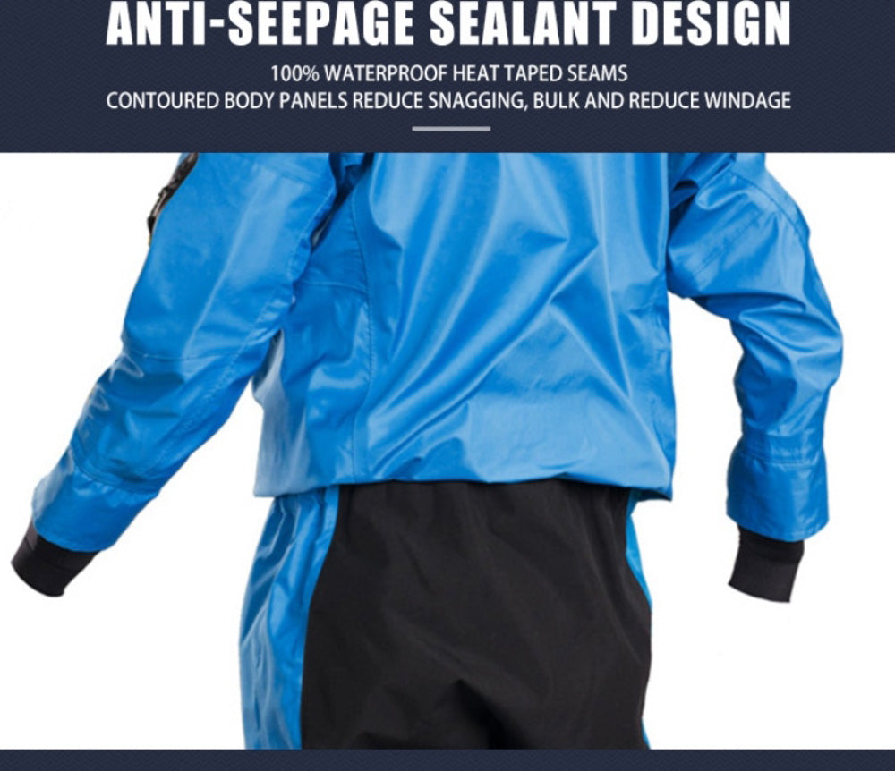 LKVER Men's Kayak Dry Suit Surf 4-layer Waterproof Fabrics